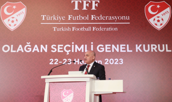 MEHMET BÜYÜK EKŞİ YENİDEN TFF BAŞKANI SEÇİLDİ